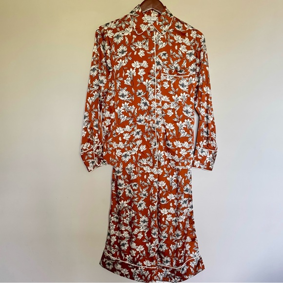 La Ligne x Target - Floral Wide Leg 2 piece Button Front Blouse & Trousers - Picture 7 of 12